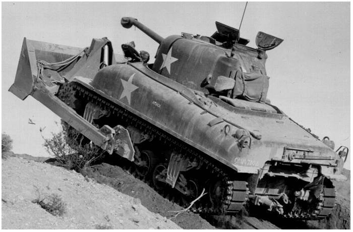 m4 jumbo assault tank turret traverse